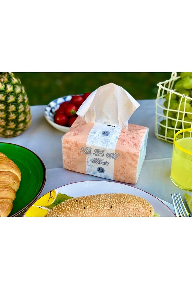 Çek Çek Al Poşet Mendil (Peçete) 250 Yaprak 12'li Paket - 5