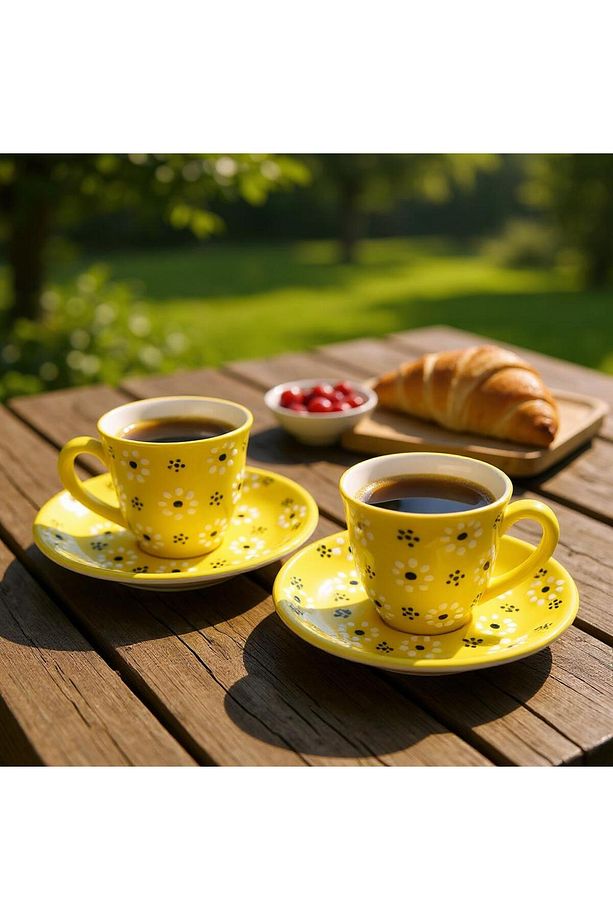 2 KİŞİLİK ÇİNİ KAHVE FİNCAN TAKIMI - 1
