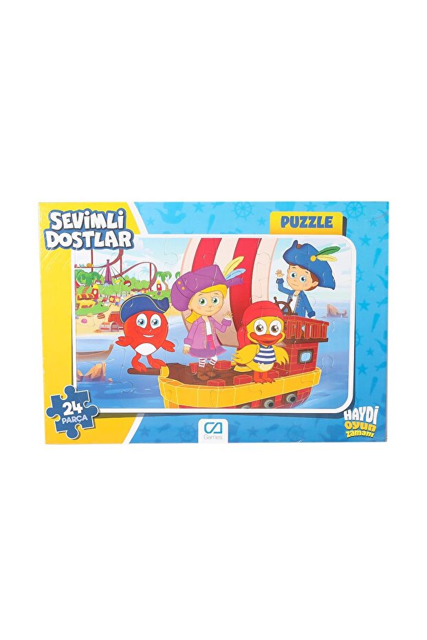 Sevimli Dostlar Frame Puzzle 24 Parça - 3