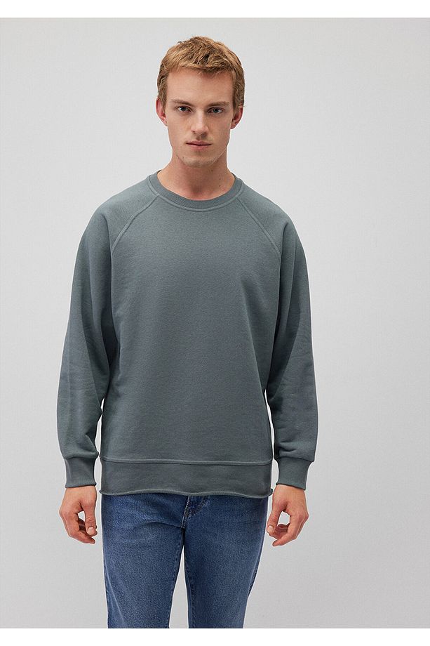 Bisiklet Yaka Yeşil Sweatshirt 0S10161-71577 - 3