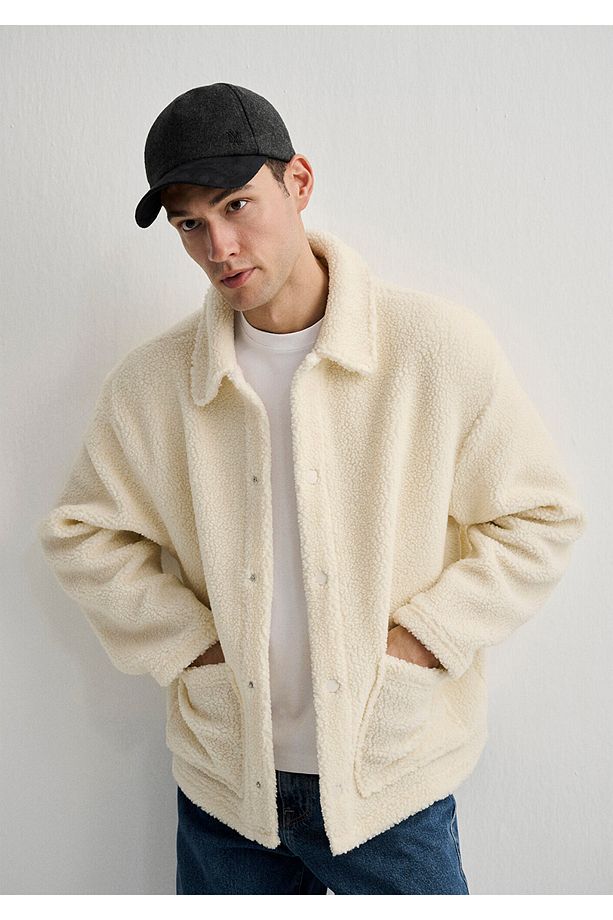 Ekru Sherpa Sweatshirt 0s10257-70057 - 3