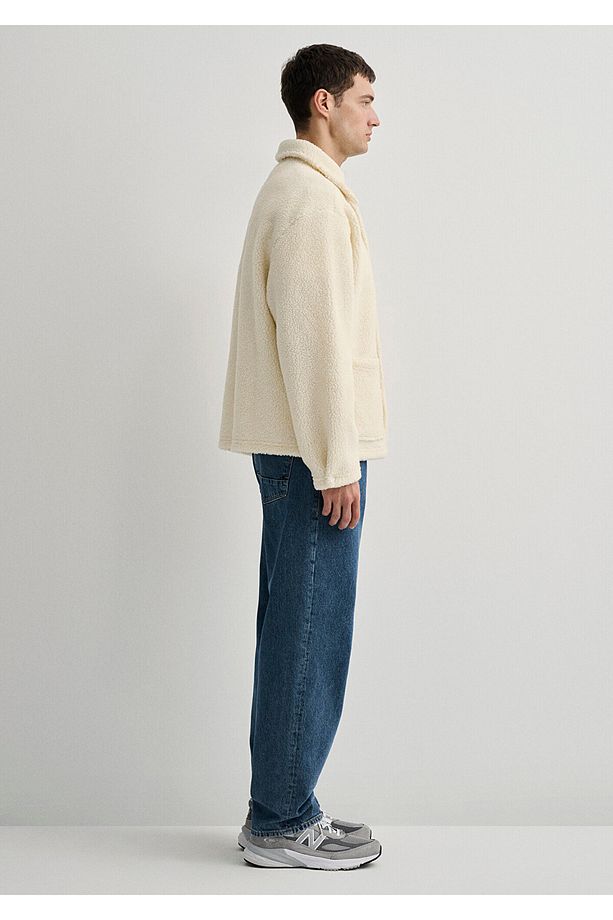 Ekru Sherpa Sweatshirt 0s10257-70057 - 6