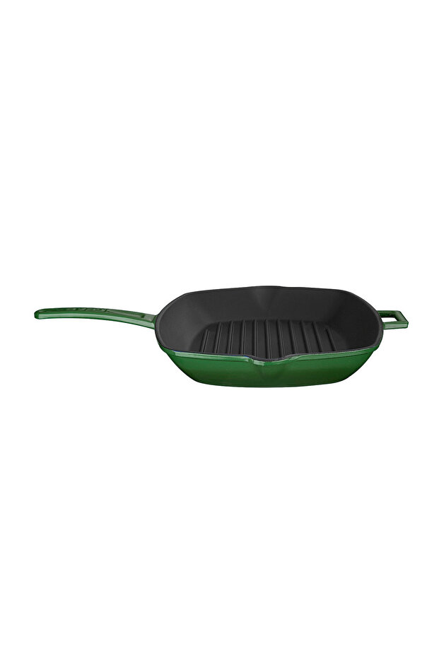 26x32cm Rectangular Grill - Iron Solid and Handle Pan - 1