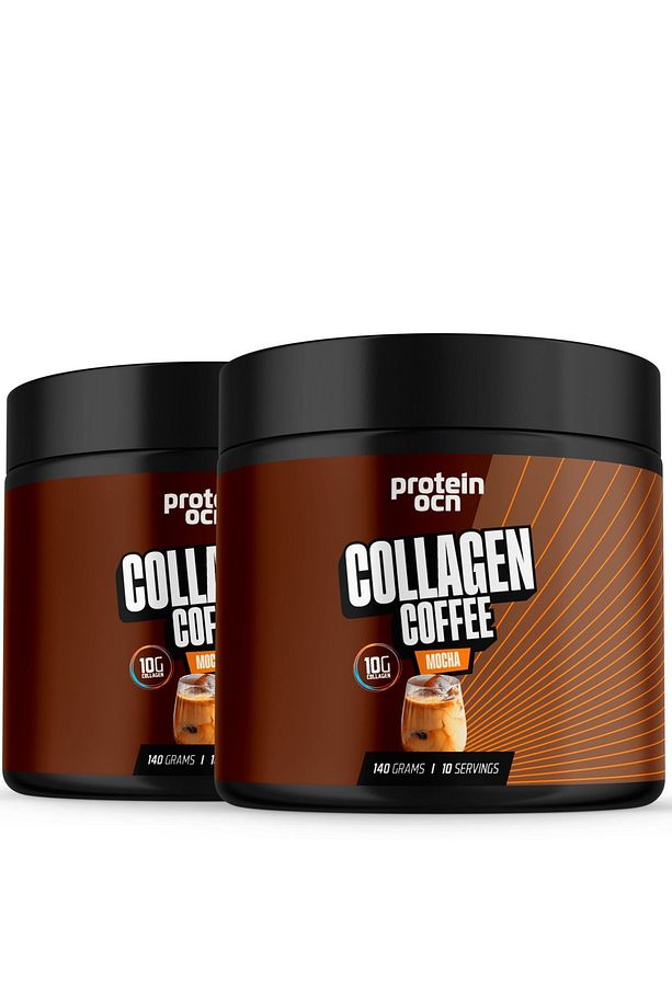 COLLAGEN COFFEE - MOCHA - 140gr - 10 servis x 2 Adet - 1