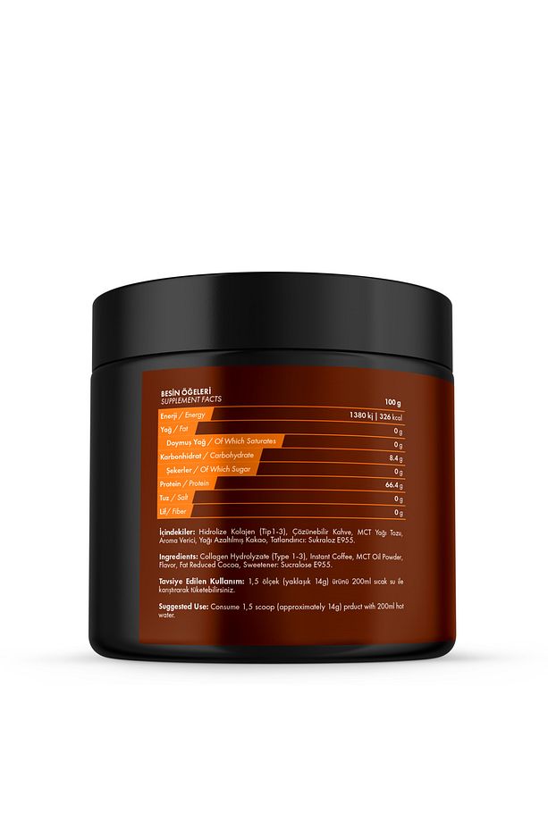 COLLAGEN COFFEE - MOCHA - 140gr - 10 servis x 2 Adet - 2