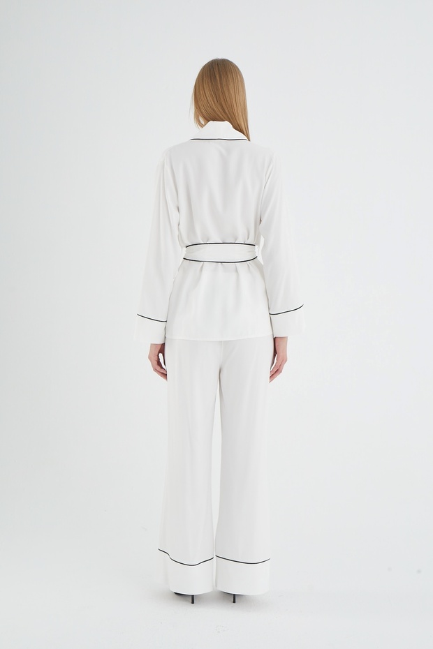 SEVİM 21201 SET PANTALON BORDAT 25A - 8