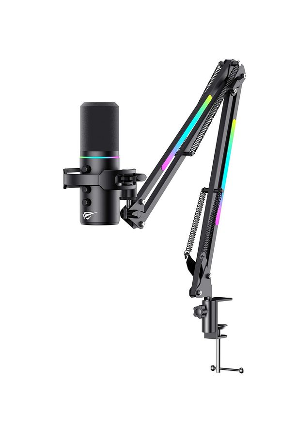 Gamenote GK60 PRO RGB Profesyonel Oyuncu ve Yayıncı Mikrofonu - RGB Standlı USB Mikrofon - 5