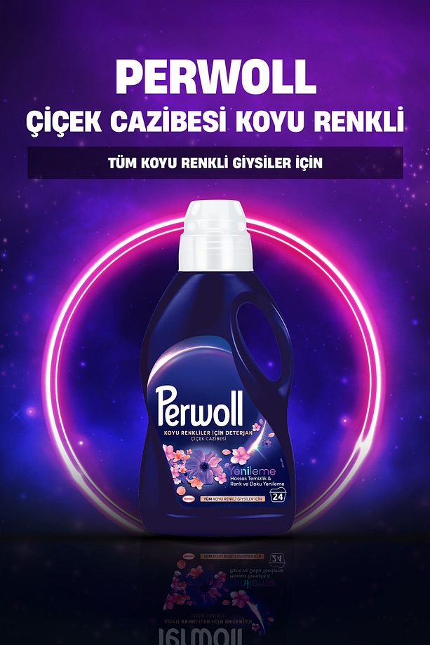Açık Renkliler 2x 1.485 ml 27 Yıkama & Çiçek Cazibesi Koyu Renkler X2 1.320 ml 24 Yıkama 3'l - 6