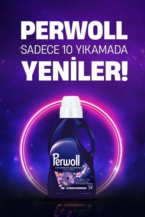 Açık Renkliler 2x 1.485 ml 27 Yıkama & Çiçek Cazibesi Koyu Renkler X2 1.320 ml 24 Yıkama 3'l - 4