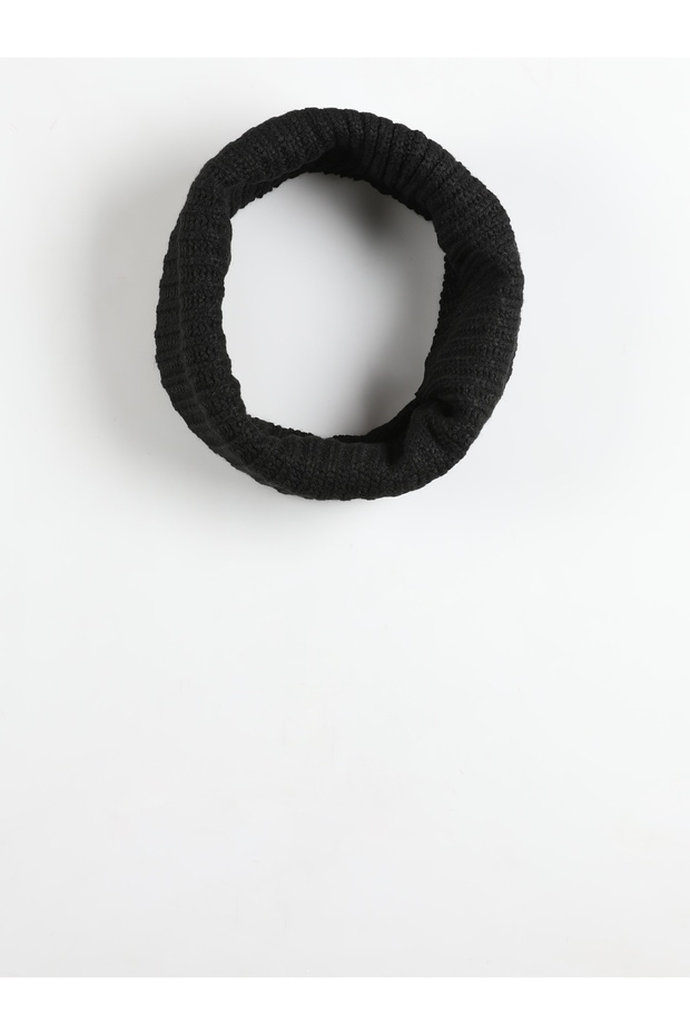 Kadın Siyah Atkı - 3