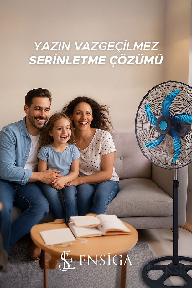 Vantilatör Güçlü 18" Sanayi Tip 4 Salınım 80W güçlü performansı ve dayanıklı yapı Fan - 8