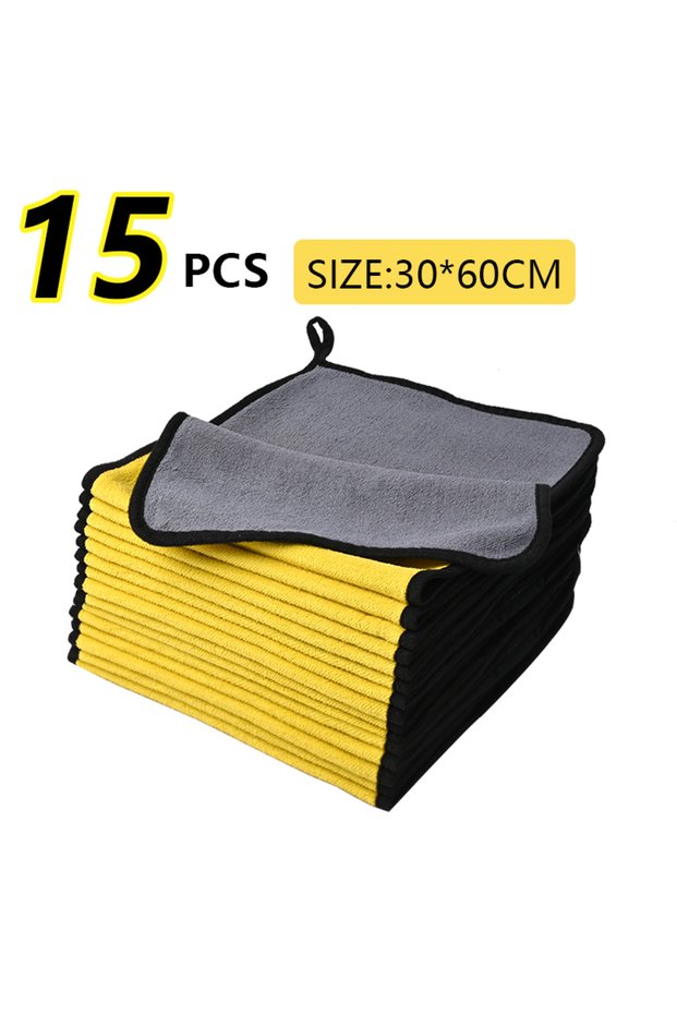 30x60x15pcs 10-20PCS Car Nano Ultra Fiber Cloth Towel Microfiber Car Wash Towel Coral Fleece Towel C