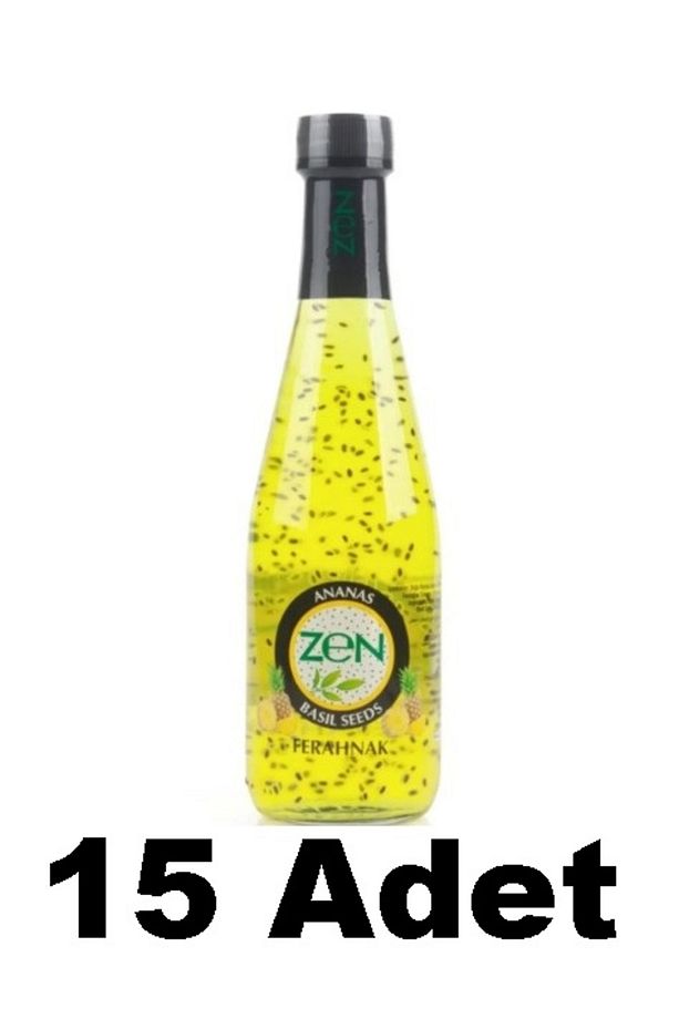 Basil Fesleğen Tohumlu Ananas Aromalı 330 ml 15 Adet - 1