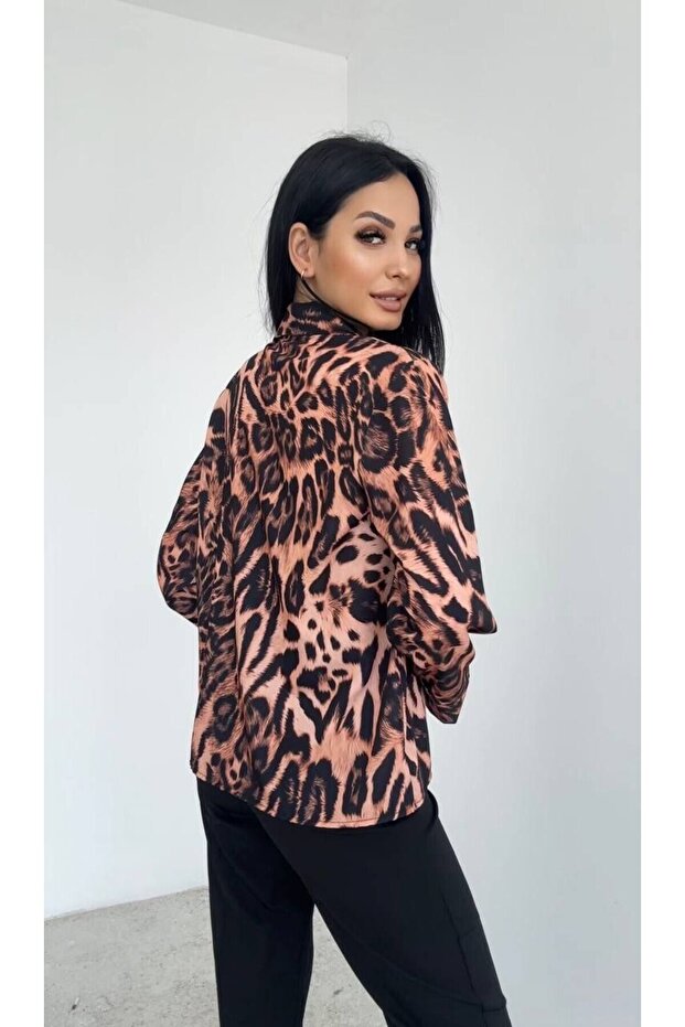 قميص كلاسيكي بنمط الفهد - 2