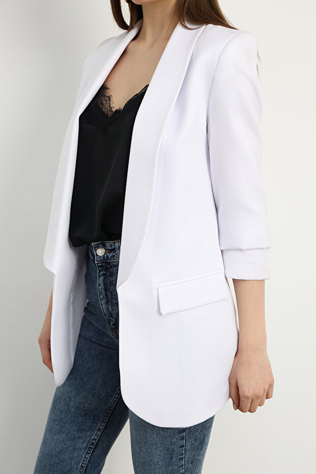 KETEN BLAZER CEKET - 4