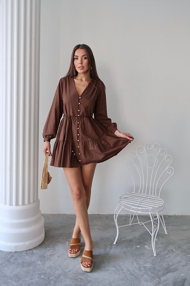 Nahara Vual Varanlı Elbise - 2