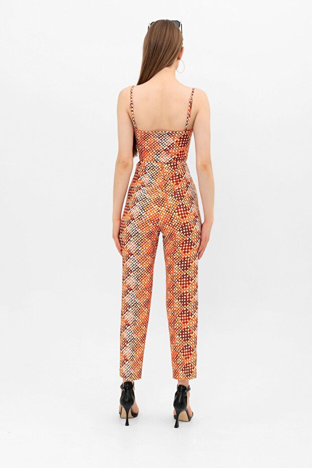 Patterned Bustier Set - 6