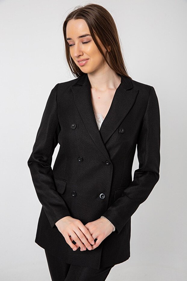 Linen Blazer Jacket - 1