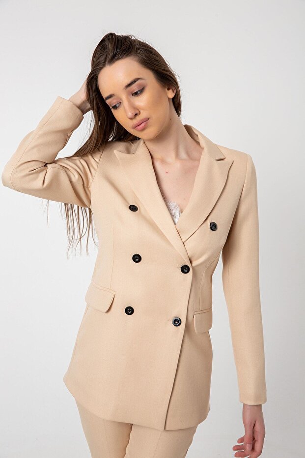 Keten Blazer Ceket - 2