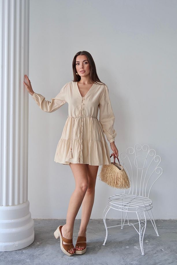 Nahara Vual Varanlı Elbise - 2