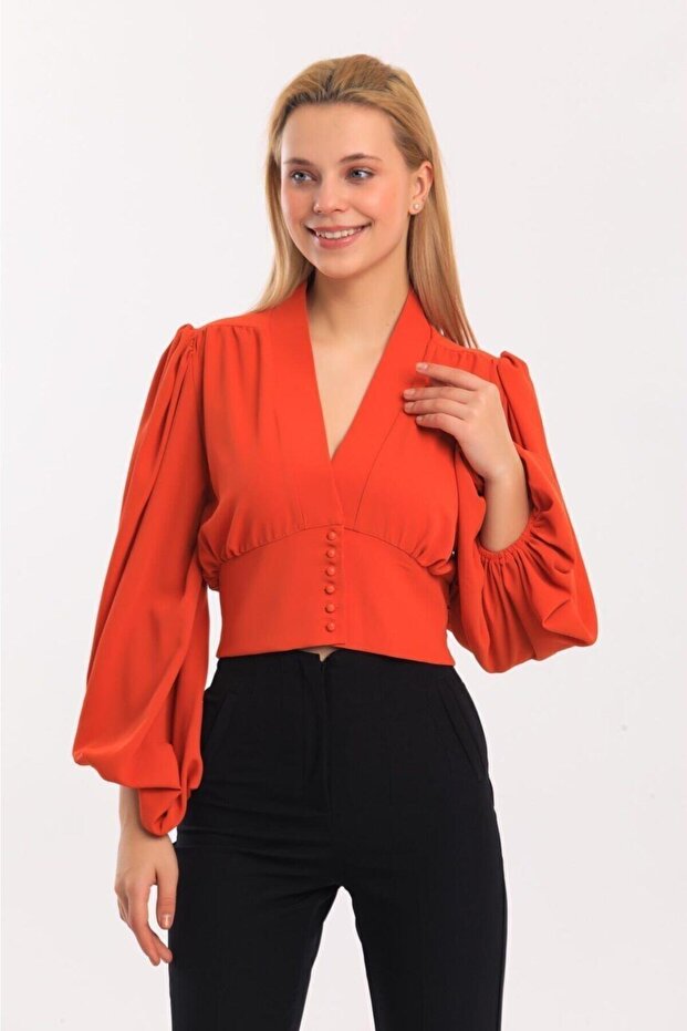 Balon Kol Gömlek - 5