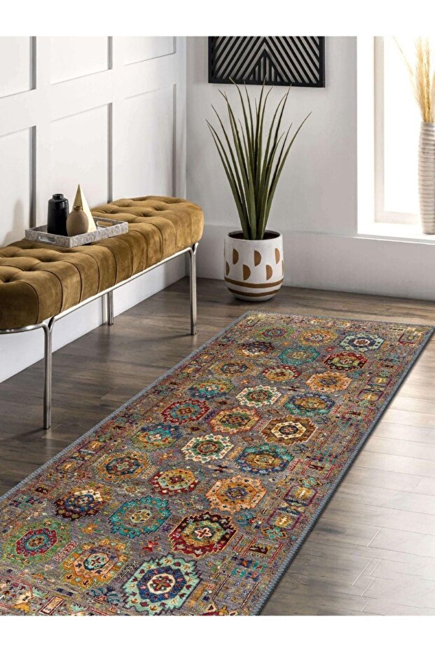 Blinter Afgan Desen Dokuma Taban Salon - Oturma Odası Halısı - 3