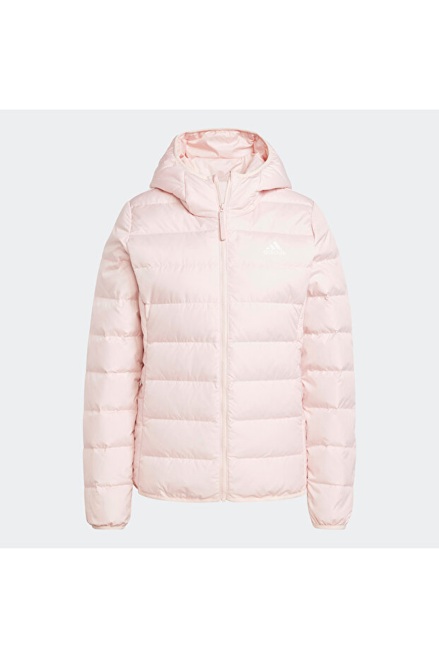 Essentials Light Down Kadın Kışlık Şişme Ceket Uzun Ekru Ix8931 - 5