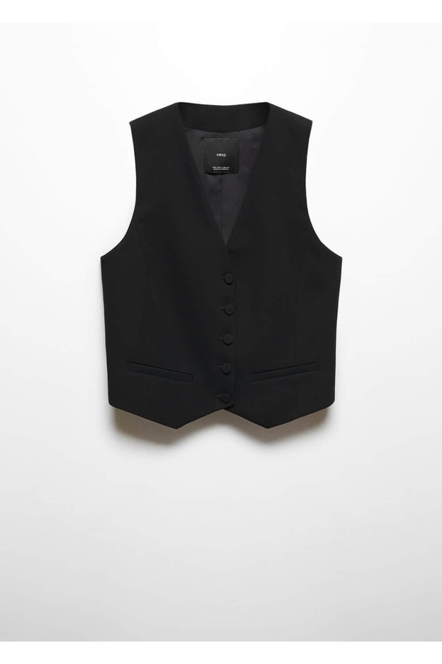 Düğmeli takım yelek - 3