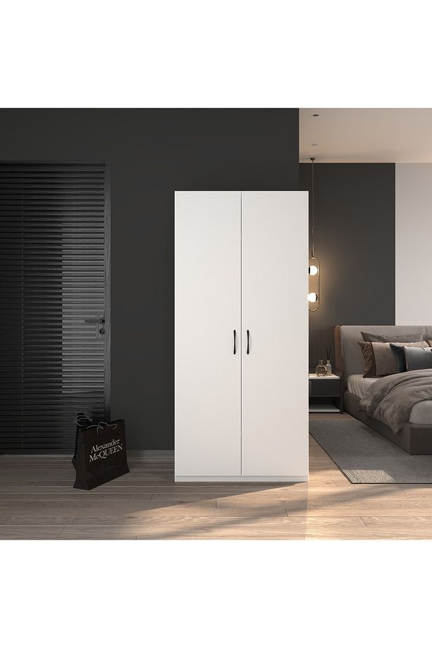 modüleva 2 kapaklı elbise dolabı 175*80*41 - 2