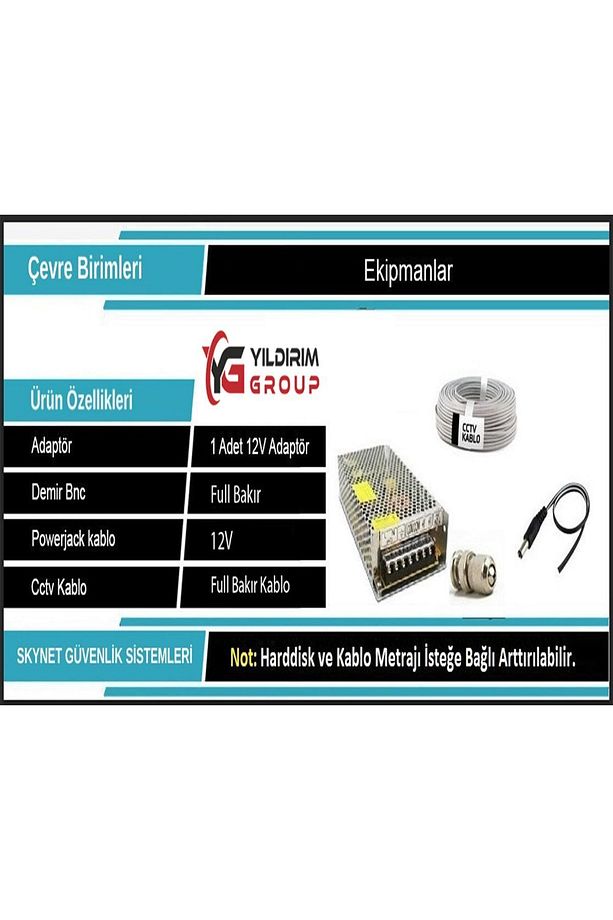 16 Kameralı 2 Mp Ahd Güvenlik Kamera Sistemi DAHUAHAC-B1A21-0360B - 5