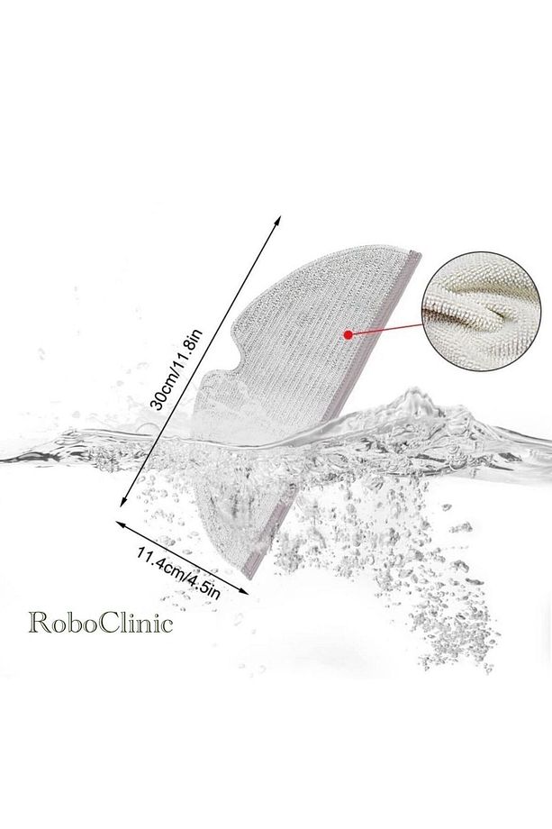 Roborock Q8 Max, Q8 Max Plus Robot Süpürge Uyumlu Fırça, Hepa Filtre, Mop Seti-9 Parça - 5