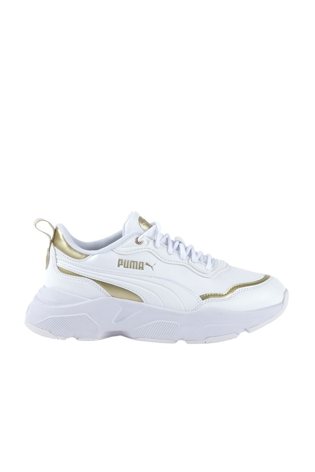 Cassia Rose Metallic Dream Women's White Sports Shoes (397802-01)
