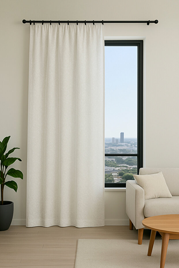 Toscana Background Curtain 140X270 Beige