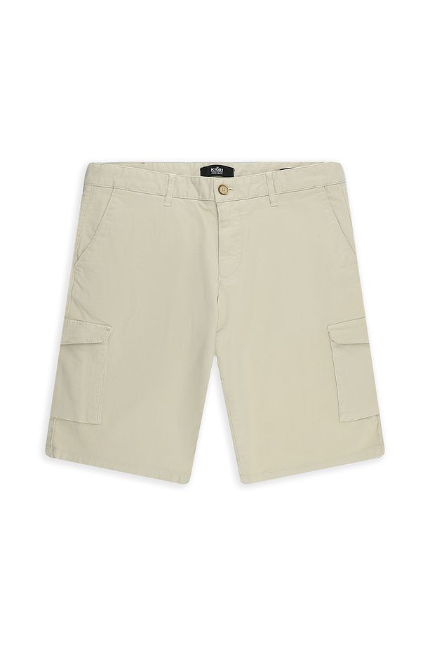 Regular Fit Kargo Cepli Pamuklu Bermuda Şort - 1