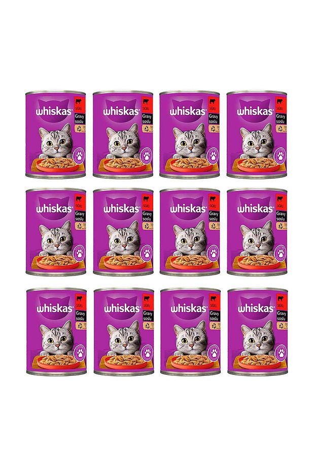 Sığır Etli,Biftekli Konserve Kedi Maması 400 Gr X 12 ADET - 2