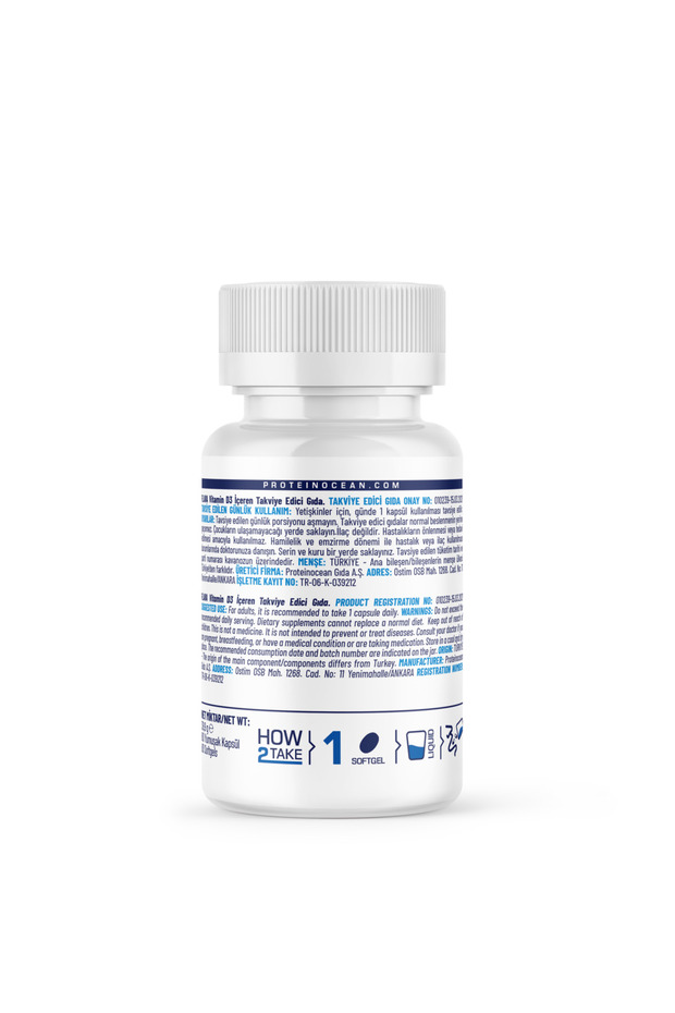 Vitamin D3 - 60 Kapsül - 3