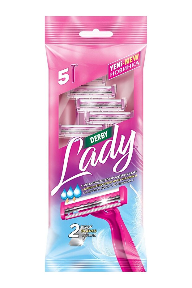 Lady Traş Bıçağı 5li Poşet - 1