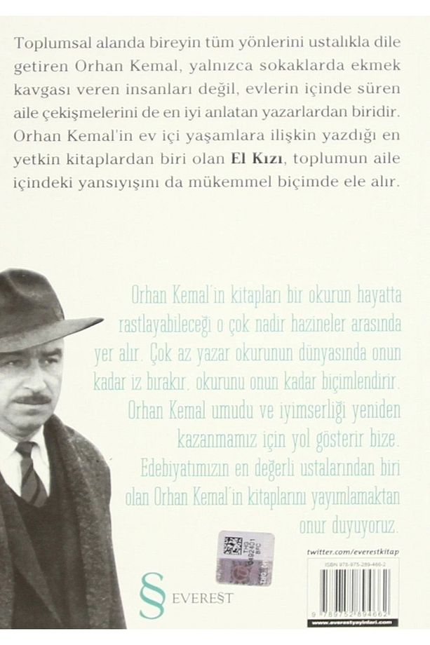 El Kızı Orhan Kemal Everest Yayınları - 2