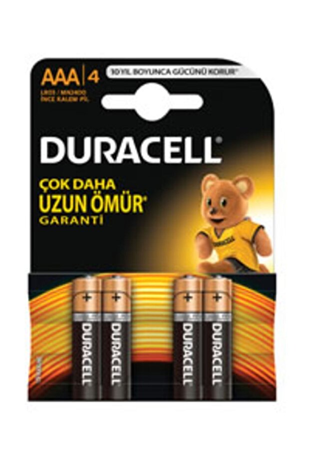 Alkalin AAA İnce Kalem Piller 4 Adet - 1