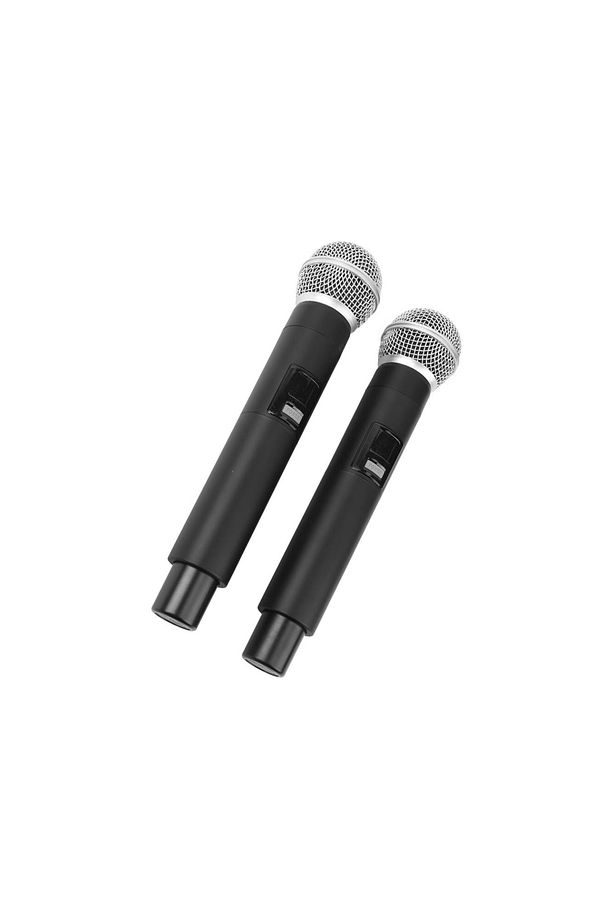 PL-2499 Kablosuz Mikrofon, Karaoke için Kapsamlı Metal El Mikrofonu 2 Adet - 3