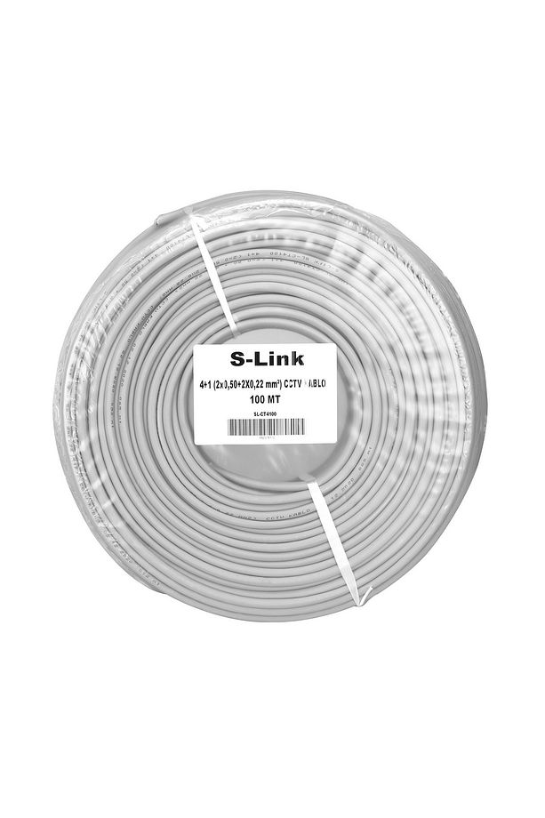 SL-CT4100 4+1 2x0.50 (22x0.18 CCA) Folyolu Lüks 100M CCTV Kablo - 3