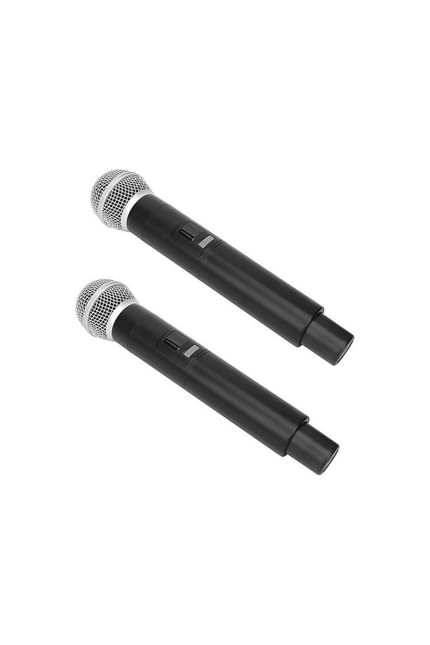 PL-2499 Kablosuz Mikrofon, Karaoke için Kapsamlı Metal El Mikrofonu 2 Adet - 2