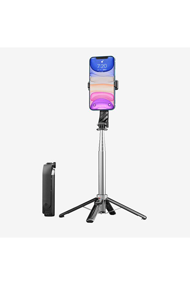 H878 Premium Magsafe Enabled Bluetooth Selfie Stick Tripod Phone Grip