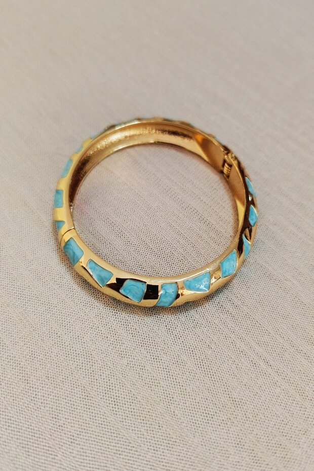 Turkuaz Mineli Bilezik - 2