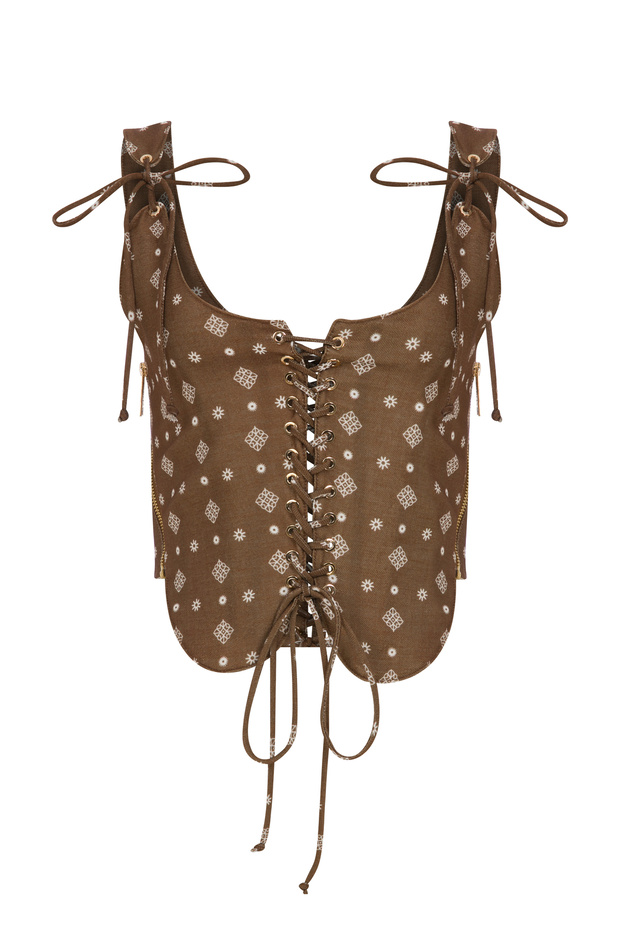 Farrah Linen Top - 1