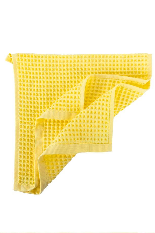 Lüks El Havlusu 3'lü Set, Waffle Dokuma, 100% Pamuk Yüksek Kalite Çabuk Kuruyan El Havluları - 6