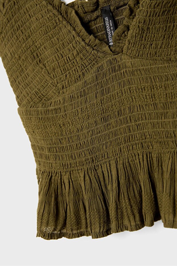 Volanlı, dar kesim üst - 8