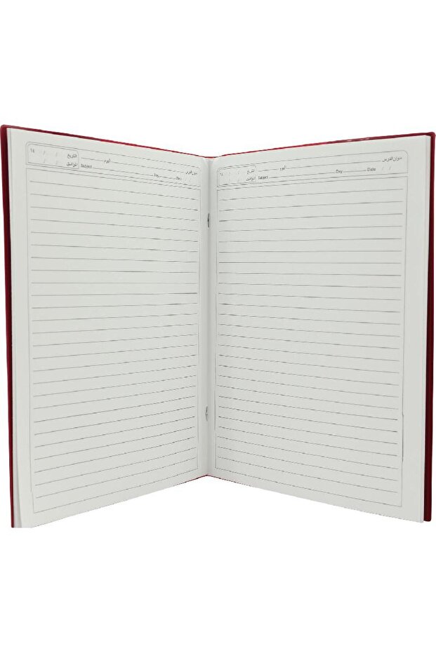 دفتر ملاحظات نيون B5، 40 ورقة مسطرة باللون الأصفر - 2