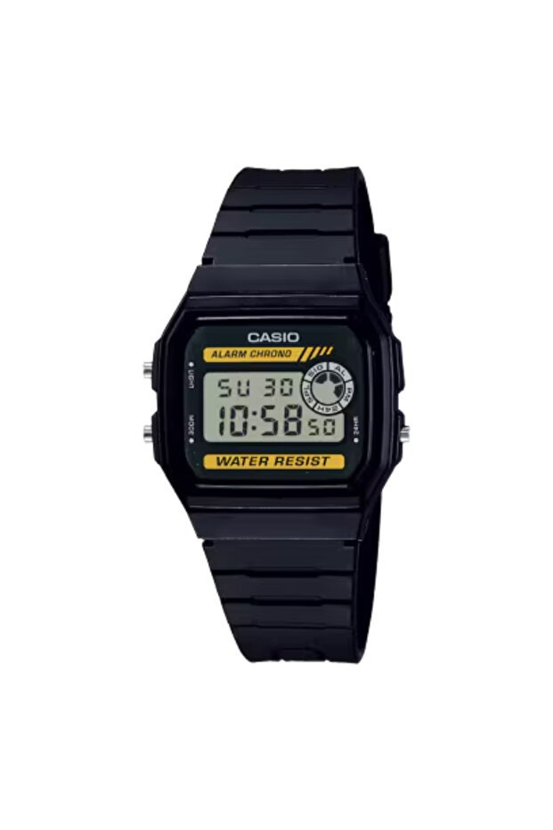CASIO Unisex's Digital Black Dial Watch - F-94WA-9DG