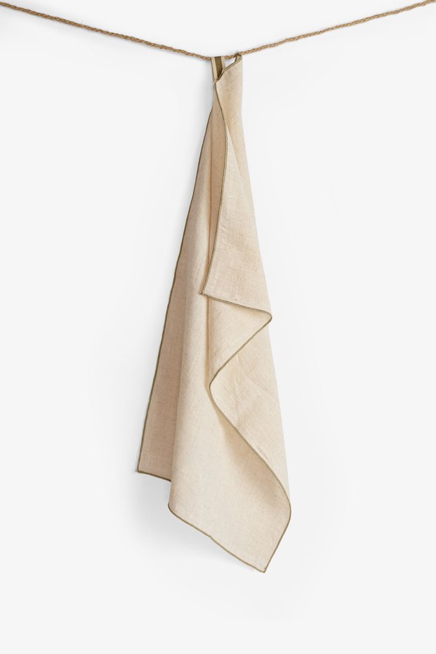 Aria Linen Kitchen Towel Drying Cloth 35X50 Beige